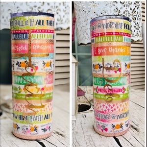 Personalized Washi Tape Tumbler